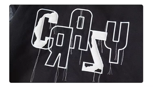 Blouson universitaire personnalisé en toile polyester/coton, style lycée et université, avec fermeture boutonnée, décontracté, hiver, professionnel, coupe haute - Product Image 5