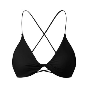 Women Longline Sports Bra Seamless Ribbed High Support Yoga Fitness Workout <b>Tank</b> <b>Top</b> Removable Padded Running Activewear <b>Top</b> OEM - Product Image 4