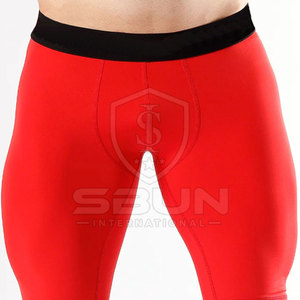 Top Good Quality <b>Compression</b> <b>Shorts</b> <b>Men</b> Slim Fit Elastic Waist Breathable Eco-Friendly High Street Style Spandex/Polyester - Product Image 5