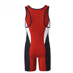 Wholesale High Quality Professional <b>Weightlifting</b> Uniforms Unisex Sublimation Printed Wrestling <b>Singlets</b> 2-Piece Set - Product Image 5