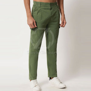 Pantalon cargo en coton respirant et léger pour homme, coupe droite, taille haute, écologique, séchage rapide, idéal pour l'hiver et le sport – Vente en gros - Product Image 2