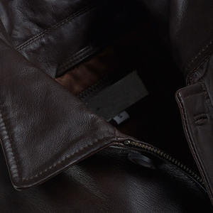 Veste en similicuir sur mesure pour homme, style 2026, coupe ajustée, confortable, respirante, coupe oversize - Product Image 4