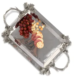 Plateau de service moderne en aluminium personnalisable, idéal pour les compagnies aériennes, les trains, la restauration, les restaurants et les hôtels, professionnel - Product Image 6