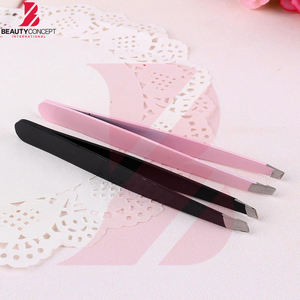 Service OEM ODM – Nouvelle pince à sourcils tendance noire et rose, outil de beauté en acier inoxydable pour l'épilation, outils de maquillage - Product Image 2