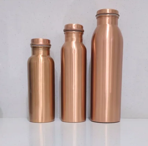 Bouteille en cuivre classique polie, essentielle pour les voyages, bouteille d'eau en cuivre ayurvédique pour la guérison, vente chaude - Product Image 6