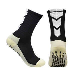 Men's Breathable Color-Block Athletic Crew <b>Socks</b> Men's Nylon Soccer Anti-Slip <b>Grip</b> <b>Socks</b> Adult Size Football Sports <b>Socks</b> - Product Image 4