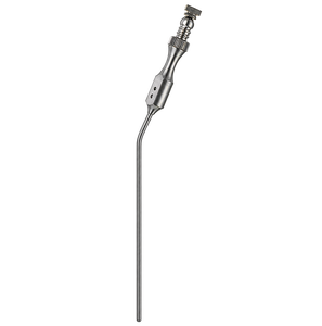 หลอดดูดแบบโค้ง Frazier Manual Reusable Suction Tube สำหรับการผ่าตัดแบบฝรั่งเศส ใช้สำหรับศัลยกรรมหู คอ จมูก ศัลยกรรมประสาท และศัลยกรรมทั่วไป - Product Image 2