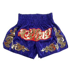Pantalones Cortos de Boxeo Muay Thai Tradicionales, Personalizados de Fábrica, Pantalones Tailandeses de Satén al por Mayor - Product Image 1