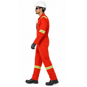 Combinaison de travail ignifuge respirante en gros pour hommes – Vêtement de travail en coton confortable et résistant au feu (FR) - Product Image 3