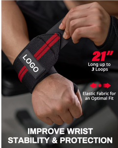 Soporte de Muñeca Transpirable y Ajustable, Ergonómico, con Cierre de Gancho y Bucle, Ecológico, para Levantamiento de Pesas, Estabilidad y Comodidad - Product Image 4