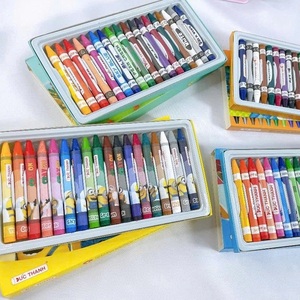 Lot de 18 crayons de cire multicolores personnalisables de qualité supérieure – Vente en gros à prix abordable - Product Image 6