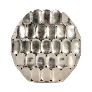 Vase de table élégant en aluminium, porte-fleurs décoratif pour la maison, centre de table moderne, centre de table élégant pour restaurant - Product Image 4