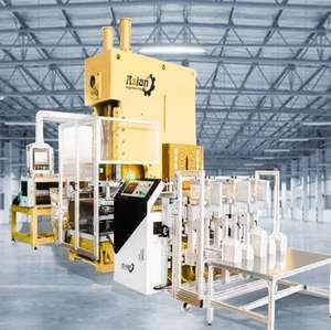 Máquina automática de alto rendimiento para contar y apilar contenedores de aluminio para líneas de producción de envasado de alimentos - Product Image 1