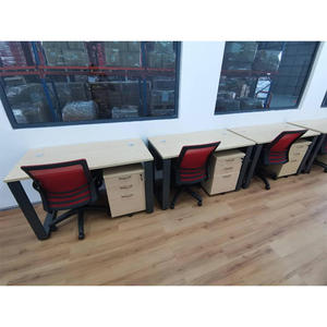 Modern <b>Extendable</b> Conference <b>Table</b> with Chipboard Top Epoxy-Coated Metal <b>Legs</b> Rectangular Design for Home Office Commercial Use - Product Image 3