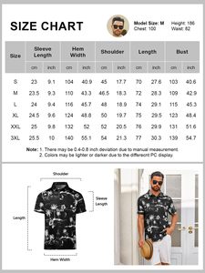 Chemises polo pour hommes à imprimé tropical, vente en gros OEM. Fabrication de vêtements de golf sur mesure de haute qualité et faibles quantités minimales de commande pour les marques de mode. - Product Image 6