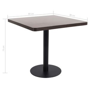 31.5 marrone scuro "x 31.5" tavolo da bistrot MDF tavolo ristorante - Product Image 6
