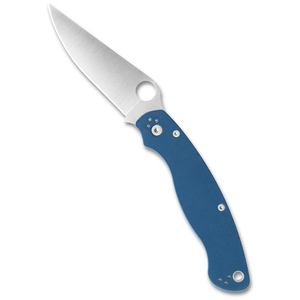 Couteaux pliants portables en acier inoxydable avec poignée texturée bleu clair, lame pointue et tranchante, trou de serrage rond et métal - Product Image 2