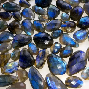 Pierre précieuse minimaliste en labradorite polie à la main |   Approvisionnement en pierres naturelles éclatantes |   Kit de fabrication de bijoux DIY, artisanat en cristal, kit professionnel |   2026 - Product Image 4