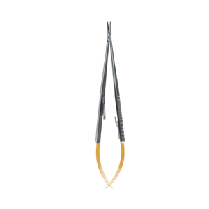 Straight Castroviejo Perma Sharp Needle <b>Holder</b> 18 cm Surgical Dental Instrument Stainless Steel Precision Suturing Tool Kit - Product Image 1