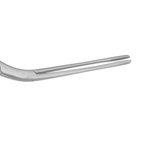 Pince chirurgicale ORL en acier inoxydable de 14 cm pour pansements d'œdèmes auriculaires, à mâchoires dentelées, pour interventions ORL - Product Image 2