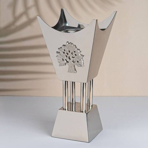 Stainless Steel Incense Burner with Tree Design Aromatherapy Diffuser All-Season Use - Product Image 1