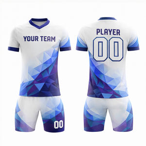 Nueva Llegada de Ropa Deportiva al Por Mayor, Mejor Precio, Secado Rápido, Corte Ajustado, Jersey Unisex, Conjunto Personalizado con Nombre de Equipo, 100% Poliéster Antibacteriano - Product Image 2