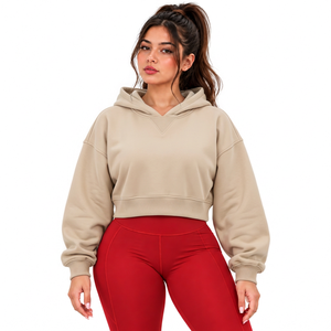 Sudadera Corta a la Cintura al por Mayor, Ropa Personalizada para Mujer, Marcas de Boutique de EE. UU., Minoristas de Ropa Urbana - Product Image 4