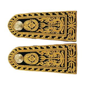 Épaulettes d'uniforme de pilote découpées au laser, brodées, écologiques, de qualité supérieure, avec sangle d'épaule, design et taille personnalisés - Product Image 4