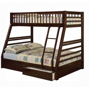 Letto a castello Jason con finitura Espresso - Letti comodi ed eleganti - Product Image 5