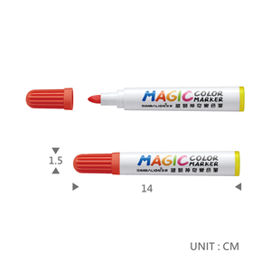 SIMBALION Magic Color Marker, ensemble de 12 marqueurs artistiques à encre à base d'eau, amusants et adaptés aux enfants, qui changent de couleur - Product Image 5