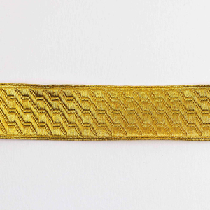 Premium Quality Gold Mylar Braid French <b>Wire</b> <b>Ribbon</b> Twisted Fringe Custom Made Eco-Friendly Embroidered Tassel Shoes Trim Alpha - Product Image 6