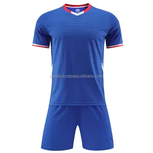 Conjunto de Camiseta de Fútbol Retro Unisex Personalizada de Secado Rápido, Transpirable, Tallas Grandes, Nueva Temporada, Uniforme de Fútbol, Kits de Sublimación 100% - Product Image 2