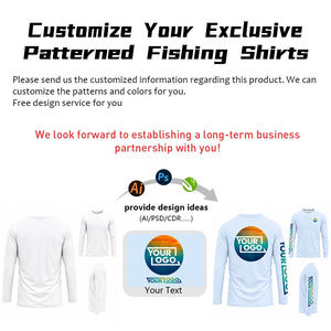 Camisetas de Pesca con Diseño de Ilustraciones Personalizadas, Sublimación, Protección Solar UPF50+, Secado Rápido, Manga Larga, para Hombre - Product Image 2