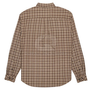 Camisa de Franela a Cuadros para Hombre, Mezcla de Algodón, Manga Larga, Cierre de Botones, Corte Regular, Secado Rápido, Ecológica y Transpirable, Venta Directa de Fábrica - Product Image 2