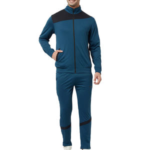 Conjunto Deportivo de 2 Piezas para Hombre, Talla Grande, Casual, Invernal, con Capucha y Cremallera, Estampado, con Logotipo Personalizado, de Forro Polar, para Gimnasio, Entrenamiento, Jogging - Product Image 1
