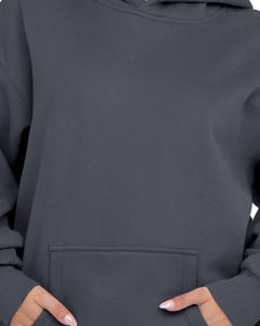 Sudaderas con capucha de mezcla de algodón para mujer, estilo limpio, diseño simple, material de algodón suave, ajuste cómodo, mangas largas, perfectas para el uso diario. - Product Image 4