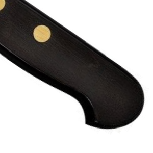 Couteaux de chef avec manche noir et trois rivets dorés pour la cuisine professionnelle, la découpe de légumes, la découpe de viande et la préparation des aliments - Product Image 6