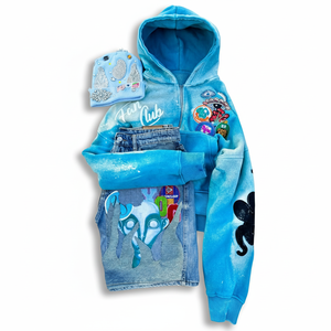 Sudaderas con capucha personalizadas con estampado y bordado de alta calidad de 300-400 g/m² para hombre y mujer, 100% algodón, estilo oversize para invierno, en dos colores. - Product Image 4