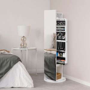 Armadio Portagioielli con Specchio a Figura Intera a 360 Gradi, Grande Capacità e Funzionalità di Stoccaggio Premium - Product Image 2