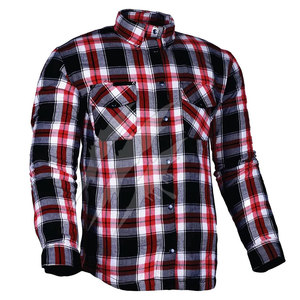 Warm Motorbike <b>Flannel</b> <b>Shirt</b> With Premium Cotton Blend And Stylish Design For Outdoor Comfort - Product Image 2