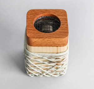 Quemador de Incienso Decorativo de Madera con Alambre Azul, Ecológico, Religioso, de Primera Calidad, para Bakhoor, Regalo Festivo para Ramadán y Eid - Product Image 5