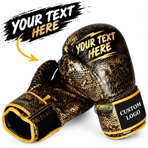 Guantes de Boxeo Personalizados de Cuero PU, Ligeros, con Cierre de Gancho y Bucle, para Entrenamiento, Protección Deportiva para Adultos - Product Image 1
