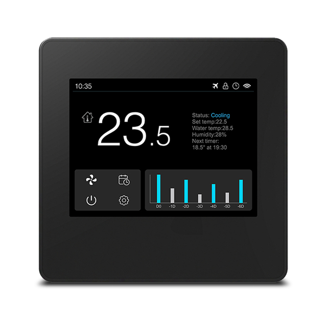 Smart Thermostat WiFi Tuya Central Air Conditioner HVAC Controller & Heating Controller for Indoor Home Hotel Office Restaurant