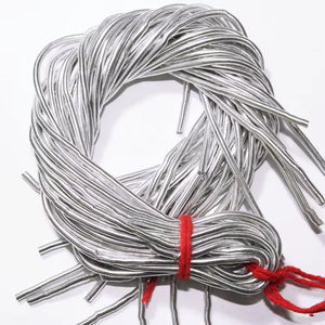 Fil métallique bouillon français à faible rétrécissement, fil à broder non élastique pour accessoires de couture DIY, fabrication de bijoux, broderie - Product Image 1