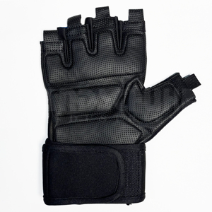 Guantes Deportivos Unisex OEM de Medio Dedo con Soporte para Muñeca, Protección Completa de la Palma y Agarre Extra para Levantamiento de Pesas, Ejercicio, Crossfit y Gimnasio - Product Image 4