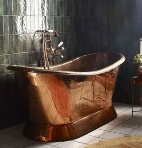Copper Free-Standing <b>Bath</b> Tub with Claw Foot Design Copper Free-Standing <b>Bath</b> Tub with Claw Foot Design - Product Image 5