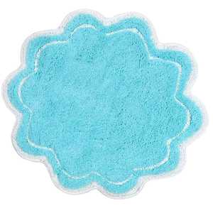 100% Cotton Tufted Round Bath <b>Rug</b> Soft Absorbent Handmade Bathroom Mat Washable <b>Boho</b> Bath <b>Rug</b> - Product Image 1