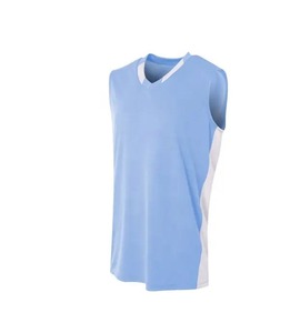 Breathable Youth Basketball Jersey Shirts Custom Heavy Mesh Embroidery logo High Fashion Men Basketball Top Wear - Product Image 6