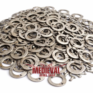 Anillos Redondos Remachados de Acero Suave de Alta Calidad para Hacer Cota de Malla, Armaduras Medievales, Manualidades Metálicas Hechas a Mano, Suministros de Artesanía, Tamaño Personalizado - Product Image 4