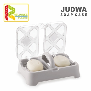 Porte-savon en plastique Reliance, style classique, durable, antidérapant, avec couvercle, plusieurs couleurs, facile à nettoyer, pour la salle de bain, fabriqué au Gujarat, sans BPA - Product Image 2
